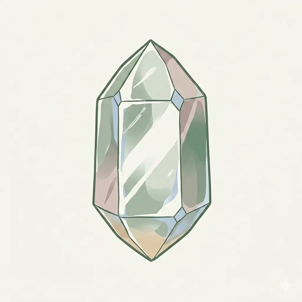 Naturreines Kaliumalaun — Mineralkristall